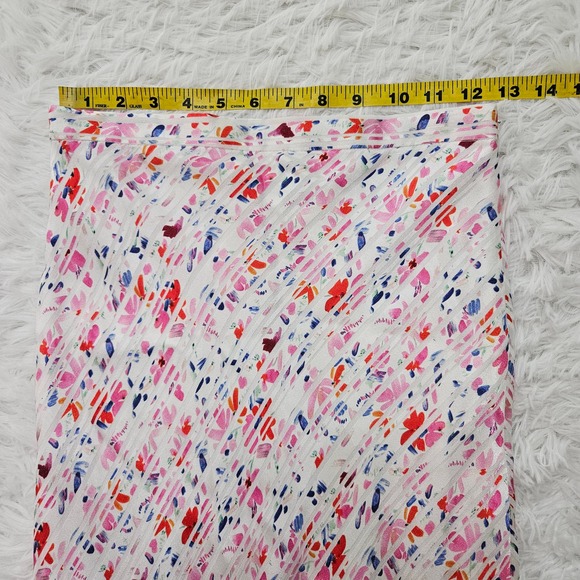 NWT Fenn Wright Manson Sz 2 Floral Satin Fairycore Whimsical Coquette Midi Skirt - Picture 10 of 10